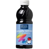 Lefranc Bourgeois Gouache Liquide Redimix Temperafarbe schwarz 500,0 ml