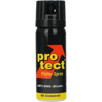 Pfefferspray Protect Anti-Dog Direktstrahl 50ml KO Spray zur Tierabwehr