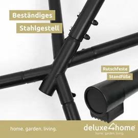 deluxe4home Hängesessel Hellgrau