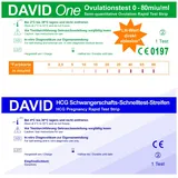 David One Ovulationstest 0-80 miu/ml + SSW Streifen 10miu/ml 35 St
