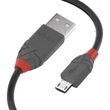 Lindy USB-A auf Micro-USB 3 m Schwarz/Grau