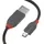 Lindy USB-A auf Micro-USB 3 m Schwarz/Grau