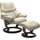 Stressless Stressless® Relaxsessel »Reno«, (Set, Relaxsessel mit Hocker), mit Hocker, mit Classic Base, Größe S, M & L, Gestell Braun beige