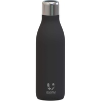 Asobu UV-Light Bottle Schwarz, 0.5 l