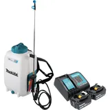 Makita Makita, DUS 158 SF2 Akku Druckspritze 18 V 15 l 5,0 bar + 2x Akku 3,0 Ah + Ladegerät