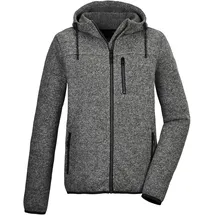 G.I.G.A. DX Herren Strickfleecejacke/Fleecejacke mit Kapuze GW 54 MN KNTFLC JCKT, schwarz, L, 42275-000