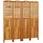 vidaXL 4-tlg. Paravent 162x2x180 cm Massivholz Akazie
