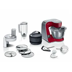 MUM5X720 1000 W Küchenmaschine 3,9 l mit Waage  (Rot, Silber) (Versandkostenfrei)