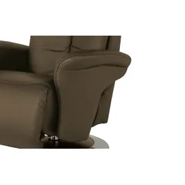 HIMOLLA Sessel 7418 Leder 81 x 111 x 95 cm Braun elektrisch