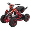 Elektro Miniquad Kinder Racer 1000 Watt Pocket Kinderquad Pocketbike ATV (Schwarz Rot)