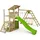 FATMOOSE Spielturm FruityForest mit SurfSwing und Rutsche Apfelgrün