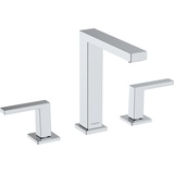 HANSGROHE Tecturis E 3-Loch Waschtischarmatur mit Push-Open Ablaufgarnitur, 73030000, 150