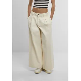 URBAN CLASSICS Ladies Wide Leg Hosen Beige 28