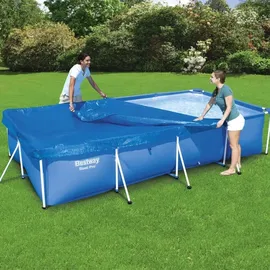 BESTWAY Poolabdeckung blau 400 x 211 cm