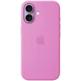 Apple iPhone 17 Silikon Case mit MagSafe Leuchtendes Lavendel