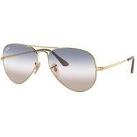 Ray-Ban 0RB3689 AVIATOR METAL II 001/GD Gold Gr. 55/14 (mit Sehstärke)