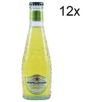 12x Flasche Cedrata soda 20cl San pellegrino citron Limonade Zeder soft drink