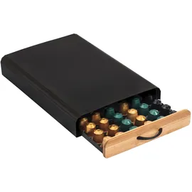 MSV Schubladenbox zur Aufbewahrung von Kaffeekapseln 60 Kapseln