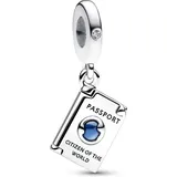 Pandora Aufklappbarer Reisepass Charm-Anhänger 792680C01