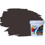 RyFo Colors Silikonharz Fassadenfarbe Lotuseffekt Trend Graubraun 1l - bunte Fassadenfarbe, weitere Grau Farbtöne und Größen erhältlich, Deckkraft Klasse 1