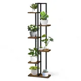 DanDiBo Ambiente DanDiBo Blumenregal Schwarz Metall 34x120x21 cm Wohnzimmer, Wohnzimmertische, Blumenständer