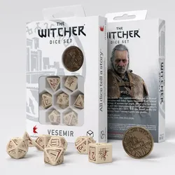 Witcher Serie mit Münze - Vesemir - The Old Wolf