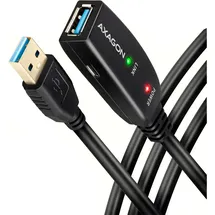 AXAGON USB-A auf USB-A 10 m Schwarz