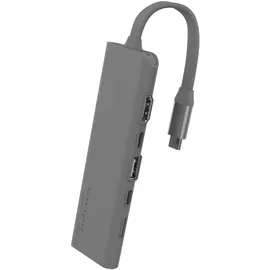 Allocacoc Docking HUB USB C Grau für vielseitige Anschlussmöglichkeiten