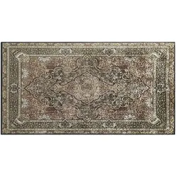 como Kurzflorteppich  Flat Beauty Oriental , schwarz , Synthetische Fasern , Maße (cm): B: 80