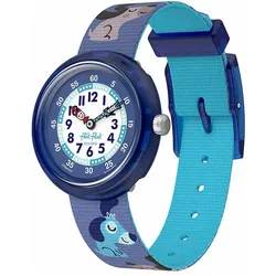 Flik Flak Kinderuhr 2501 FLIK FLAK FRIENDS FUR-EVER FBNP237 - blau
