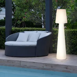 smartwares LED Außen-Stehleuchte Kunststoff 110 cm inkl. Leuchtmittel weiß