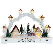 Hti-Living Schwibbogen Kinder mit Reh