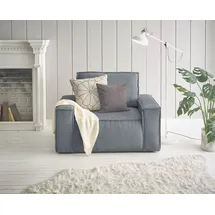OTTO home Sheerwood Cord 120 x 85 x 86 cm anthrazit