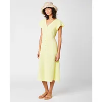 Rip Curl Premium Surf Kurzarm Langes Kleid - Bright