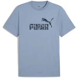 Puma ESS CAMO TEE blau XL