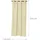 Relaxdays Vorhänge, 2er Set, Beige,