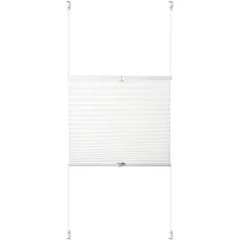 K-HOME Plissee Siena 70 x 210 cm weiß