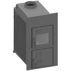 Schmid Olsberg Format 11 Heizeinsatz, Brennstoff Holz, HxBxT 835x480x665mm, 11kW Nennwärmeleistung 21/5132-8900