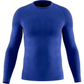 Bauerfeind Sports langarm Kompressionsshirt Herren Blau 60