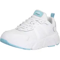 Karl Kani Women Runner Sneaker Trainer Schuhe (White/Ice, EU Schuhgrößensystem, Erwachsene, Numerisch, M, 38.5) - 38.5 EU