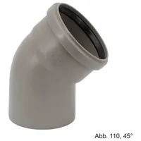 Ostendorf HTsafe Bogen DN 50 Abwasserrohr