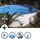 SUMMER FUN Stahlwandpool Set hoch rund Baja 350 x 120 cm blau-weiß