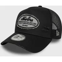 New Era Oval Distress Patch Trucker