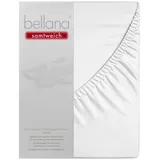 bellana jersey Spannbettlaken Jersey 180 x 200 - 200 x 220 cm weiß