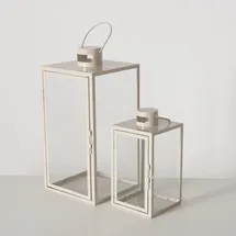 Boltze Laterne ARANIA Metall Beige