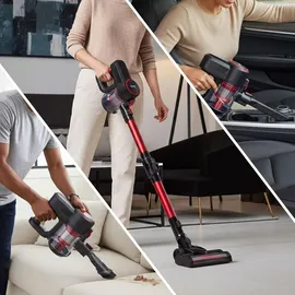 casativo-tech Casativo 2in1-Akku-Handstaubsauger rot/schwarz