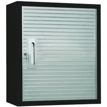 Primaster Hängeschrank Metall 70 x 60 x 30 cm schwarz/silberfarben