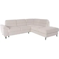 sit&more Ecksofa Sorano L-Form, wahlweise mit Bettfunktion und Bettkasten braun