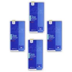 4x Bremsflüssigkeit TYP 200 DOT 4 Type 200 New Racing ATE 03.9901-6203.2 5 Liter
