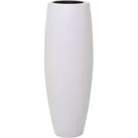 Vivanno Bodenvase Magnum Weiß Matt - 80x23